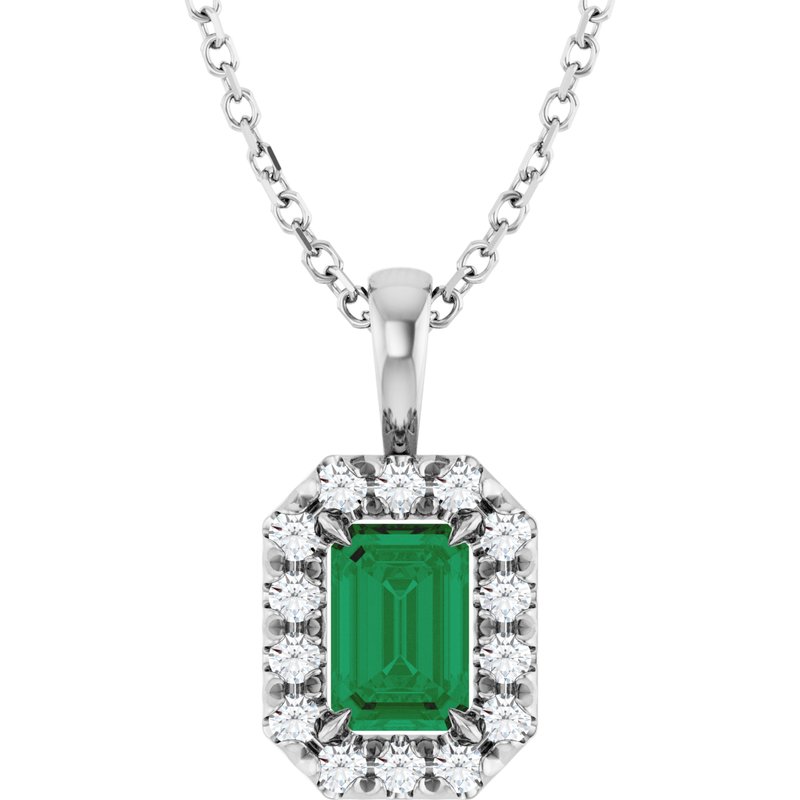Halo-Style Necklace or Pendant — Natural
