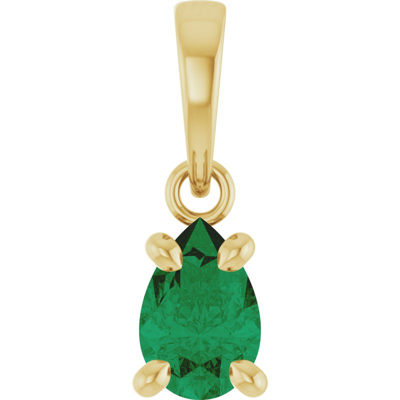 Lab-Grown Solitaire Pendant