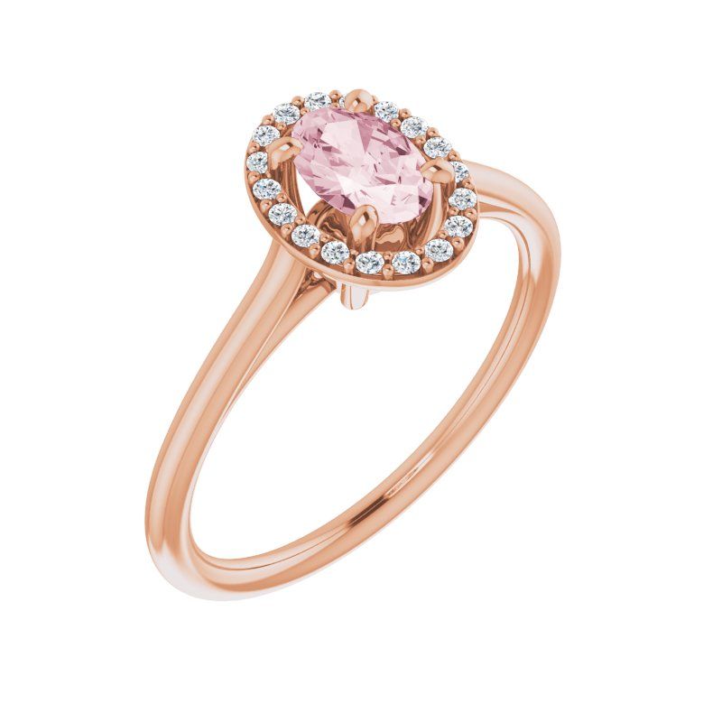 Halo-Style Ring — Natural Diamond