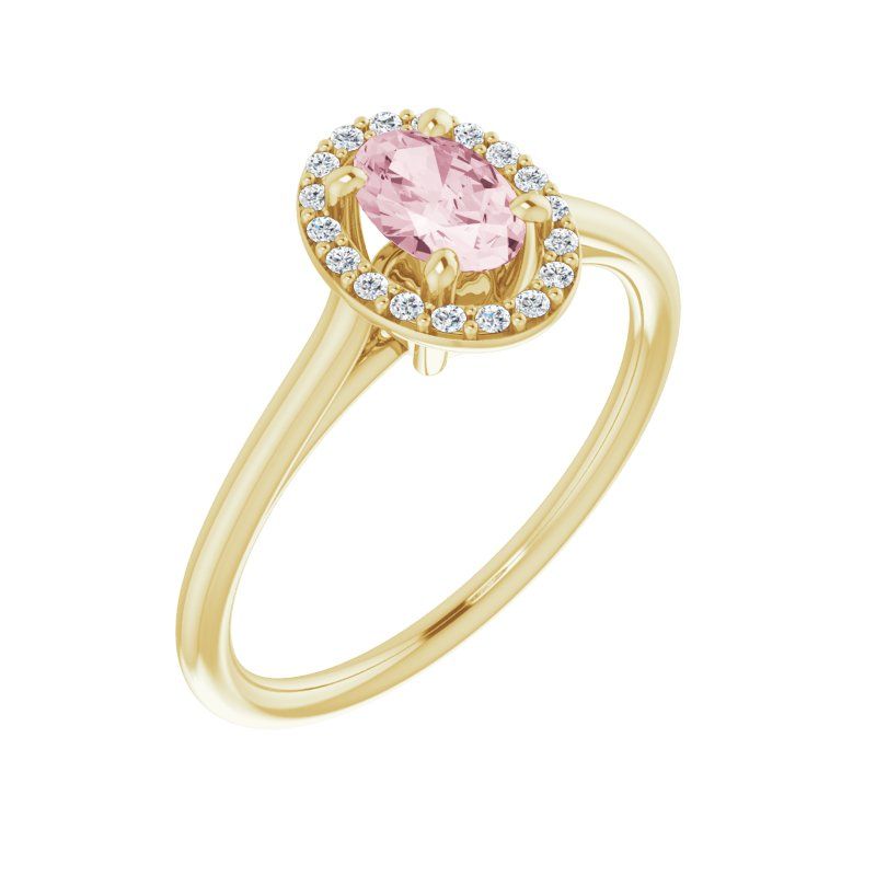 Halo-Style Ring — Natural Diamond