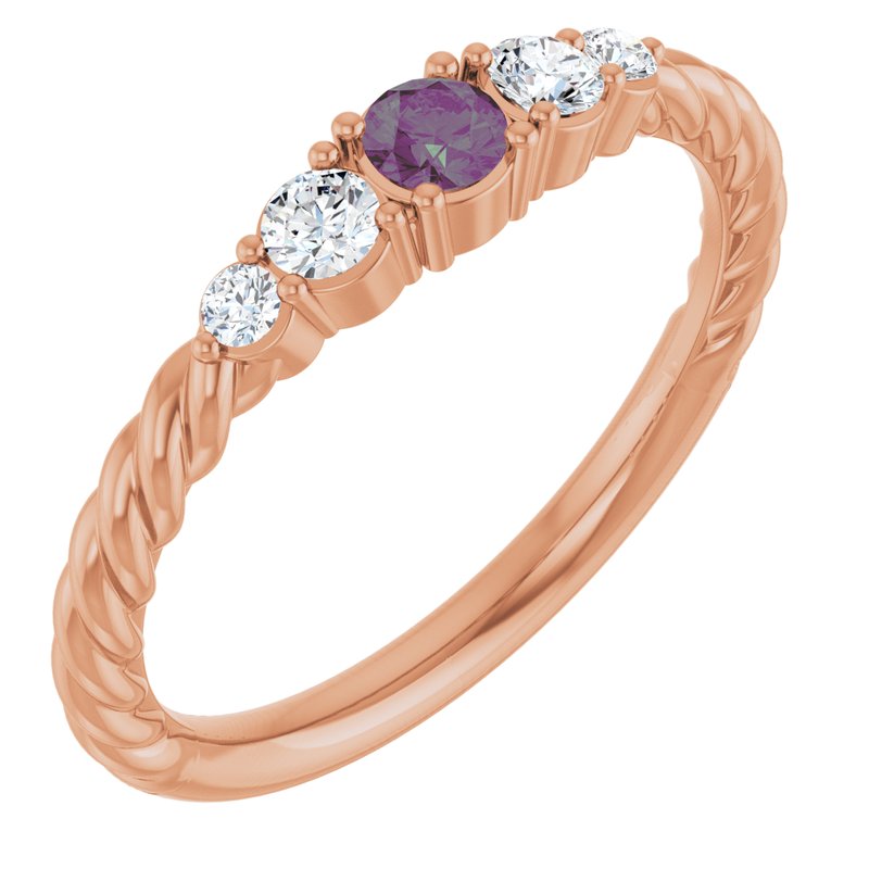 1/6 ctw Diamond Stackable Family Ring