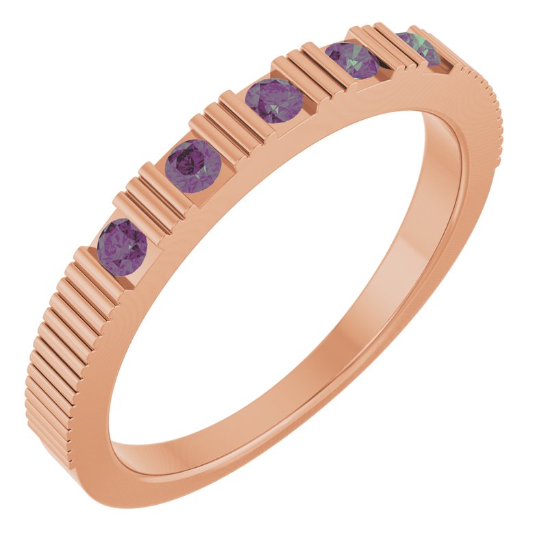 Birthstone Stackable Ring No. 2