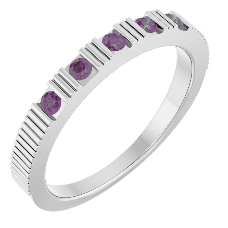 Birthstone Stackable Ring No. 2