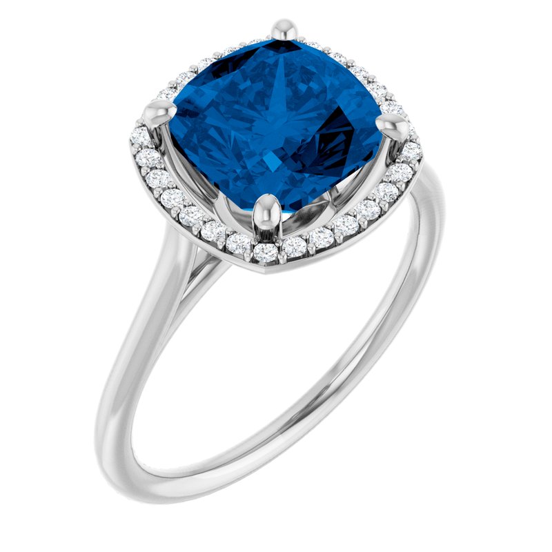 Halo-Style Ring — Natural Diamond