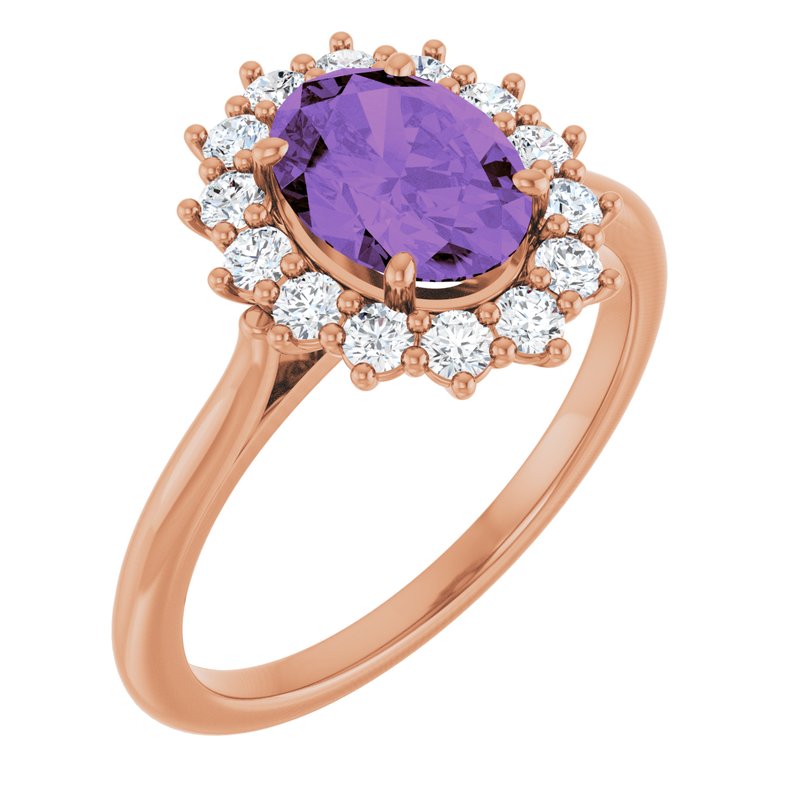Halo-Style Ring — Diamond