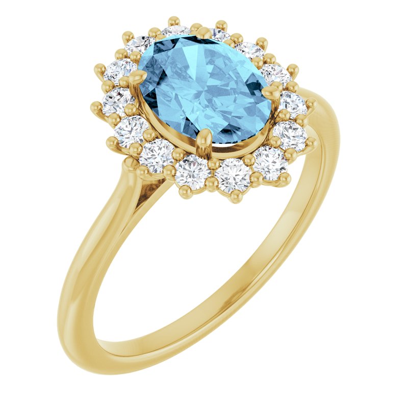Halo-Style Ring — Diamond