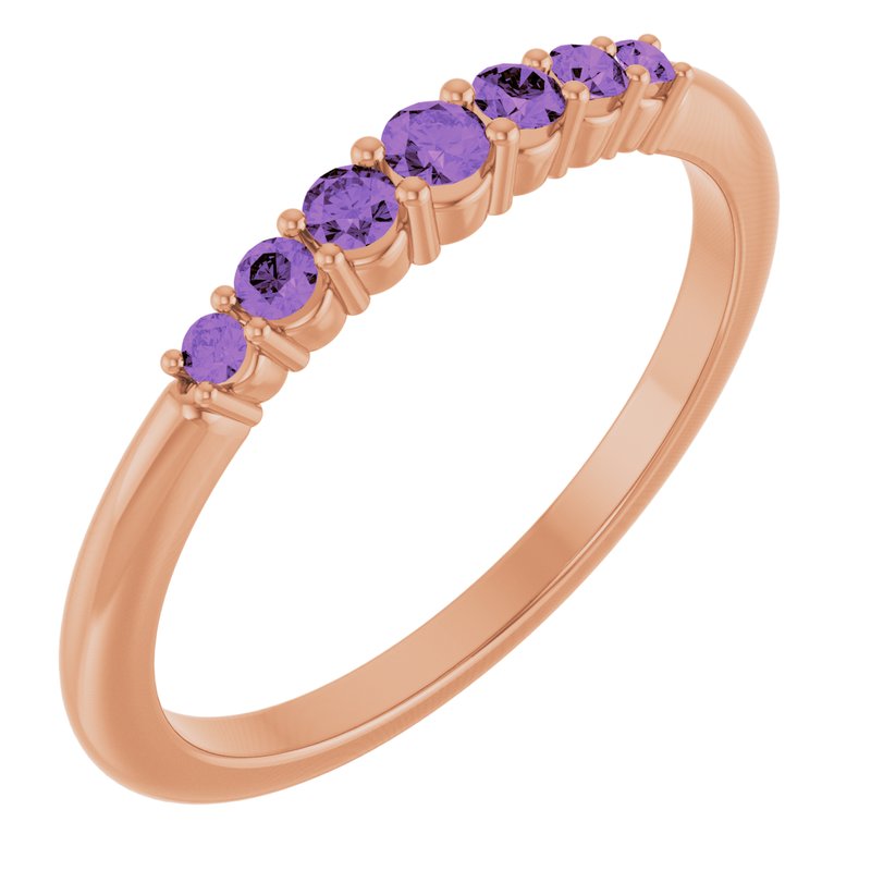 Accented Stackable Ring No. 2