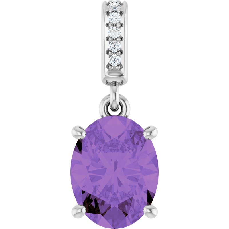 Accented Necklace or Charm/Pendant