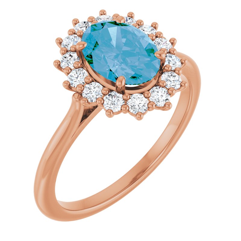 Halo-Style Ring — Diamond