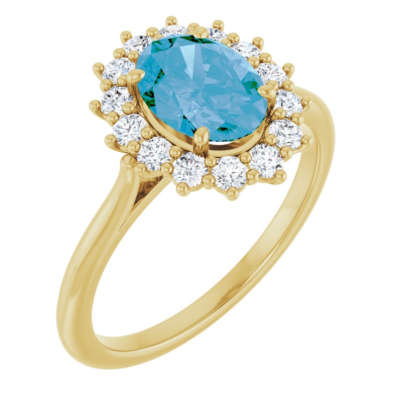 Halo-Style Ring — Diamond