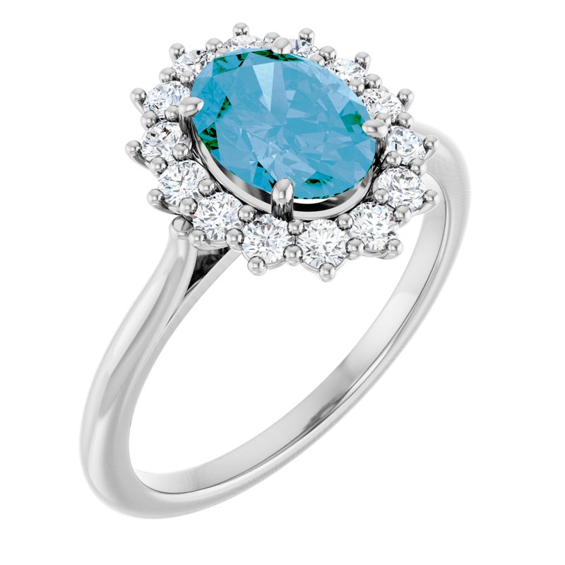 Halo-Style Ring — Diamond