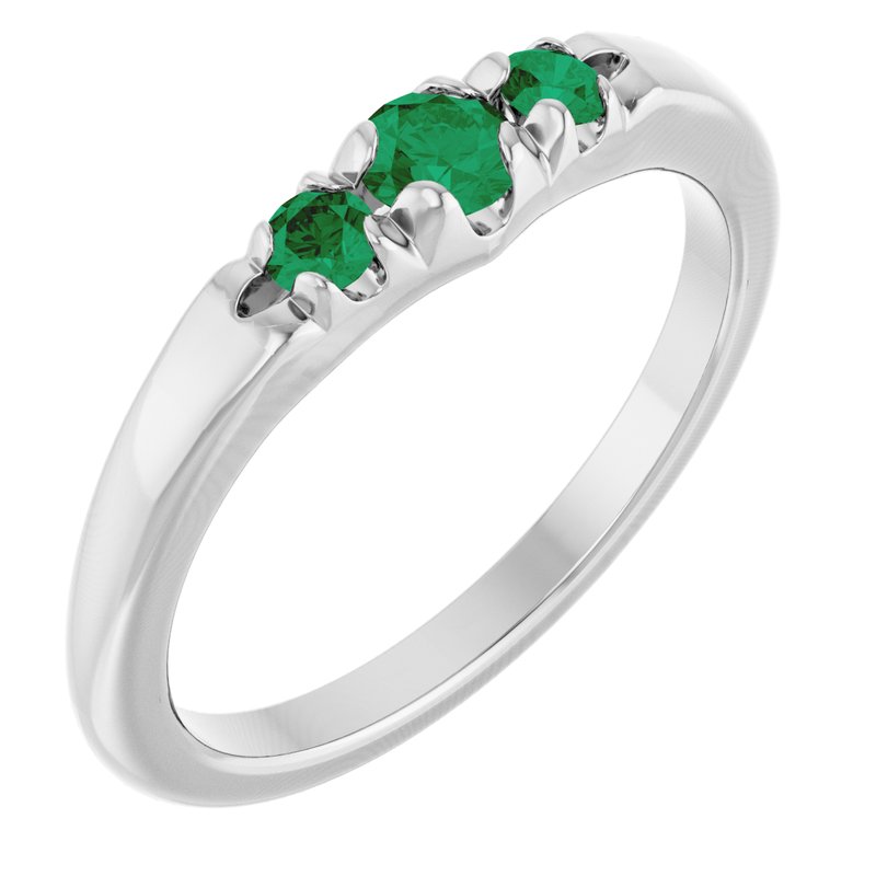 French-Set Accented Ring