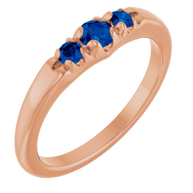 French-Set Accented Ring