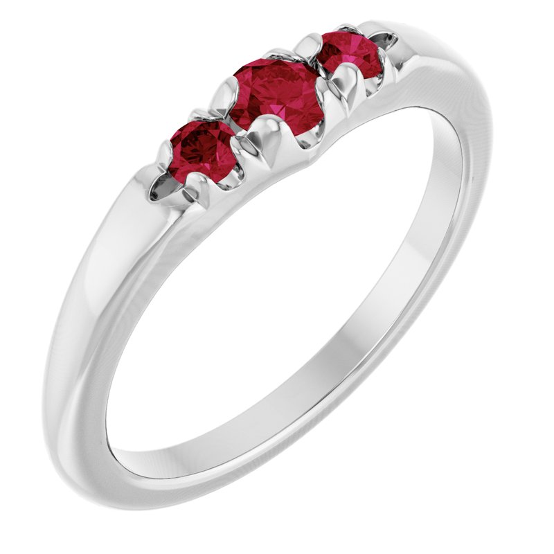 French-Set Accented Ring