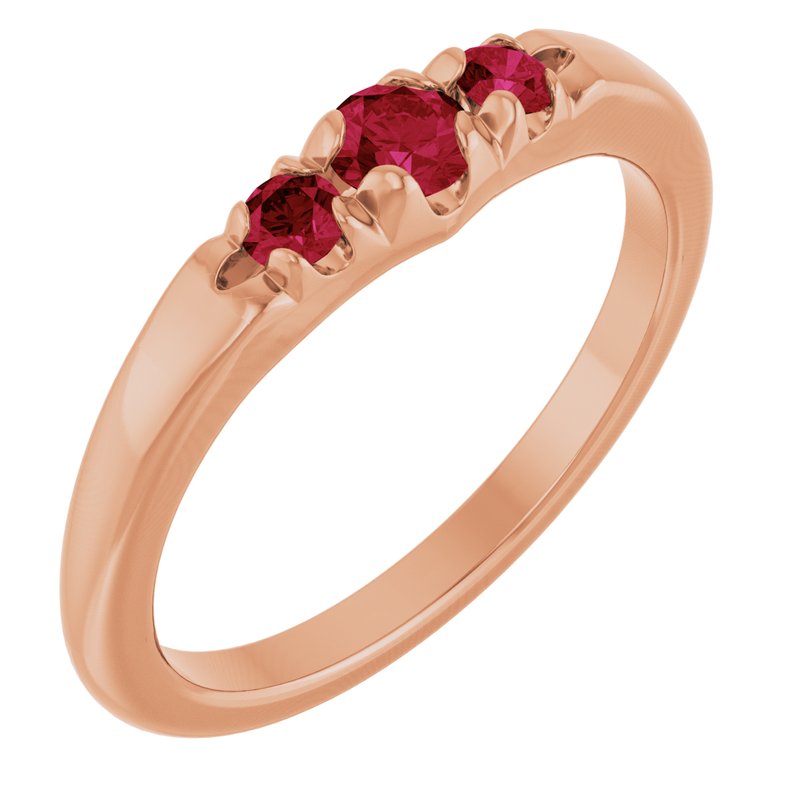 French-Set Accented Ring